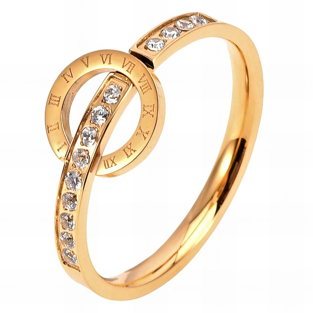 Elegant Gold and Silver Women's Ring